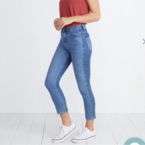 NEW Marine Layer Cleo Jean High Rise Skinny Blue Denim Stretch Ankle Size 30